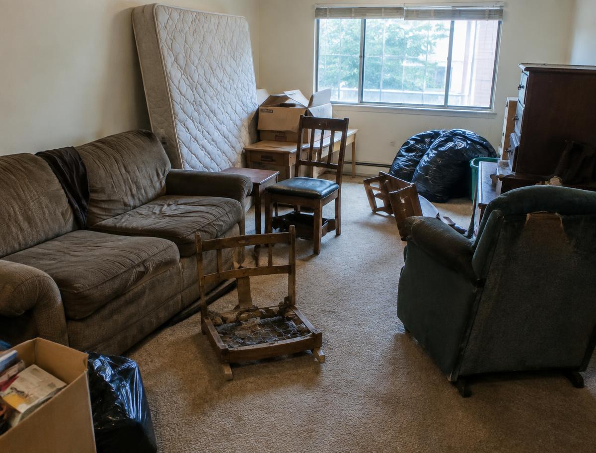Apartment move-out — before